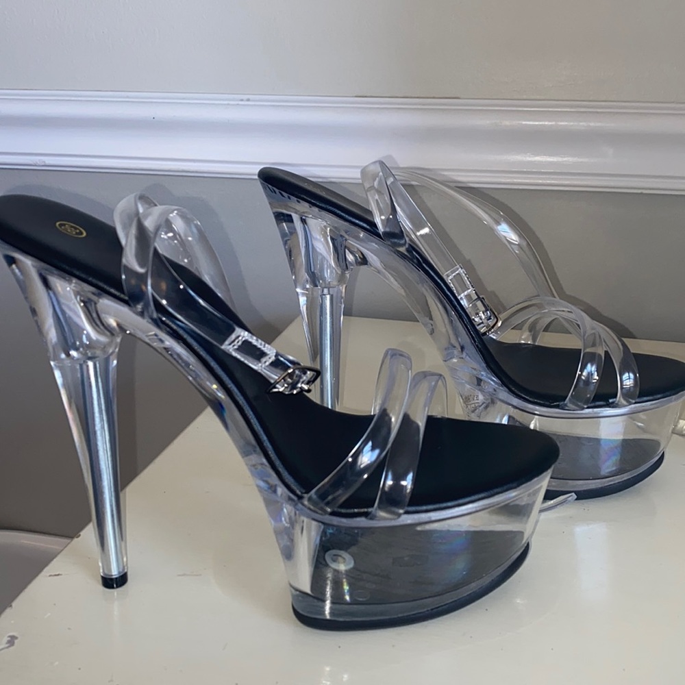 COPY - Clear platform heels (Stripper/high heels)